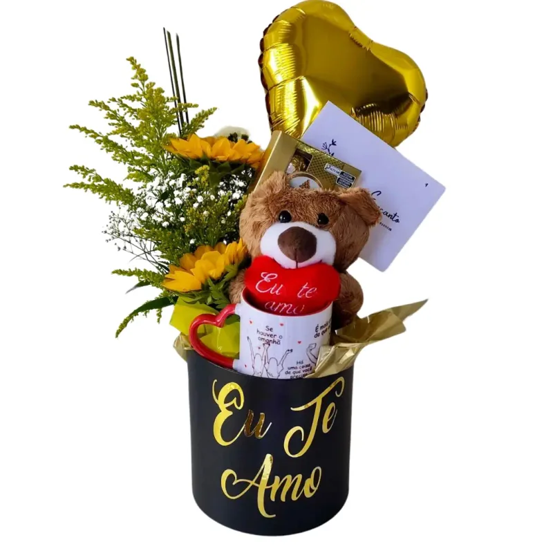 Box de Presente amor com Pelúcia