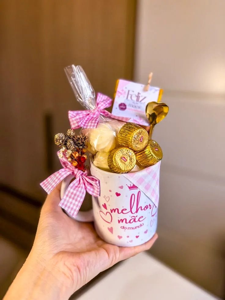 Caneca Melhor Mãe do Mundo com Café e Mimos | Café na Caneca
