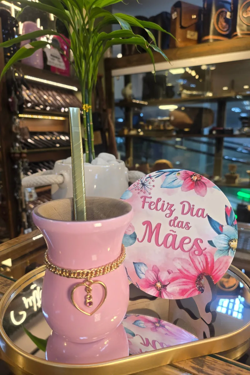 Kit Chimarrão Especial Dia das Mães-Mãe Rosa