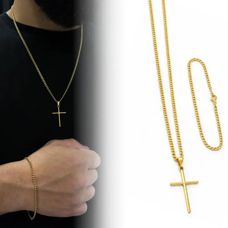 Corrente Cordão  Masculina Colar 60cm Inoxidavel Fina 3mm 18k