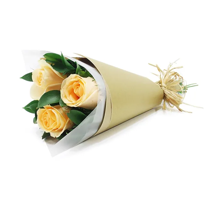 Trio Rosas Champagne