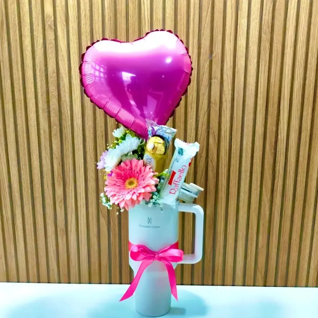 Copo Térmico Love Infinity Branco