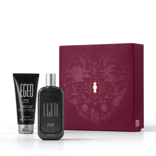 Kit Egeo Bomb Black Presente Dia Dos Namorados 2026 (2 itens) O Boticário