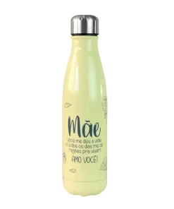Garrafa Isotérmica Inox Dia das Mães  - 700ml Verde
