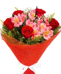 Buquê De 6 Rosas Vermelha