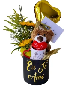Box de Presente amor com Pelúcia