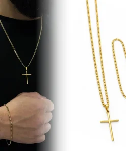 Corrente Cordão  Masculina Colar 60cm Inoxidavel Fina 3mm 18k