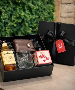 Cesta De Whisky Chocolate Presente Namorado