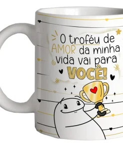 Caneca Dia Dos Namorados Flork Trofeu De Amor Da Minha Vida