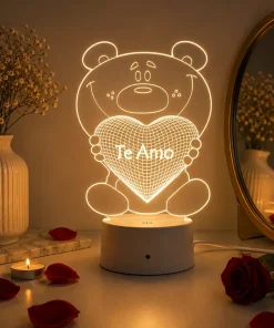 Luminária Led, Dia Dos Namorados, Presente, Amor
