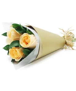 Trio Rosas Champagne
